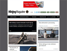 Tablet Screenshot of miningmagazine.com
